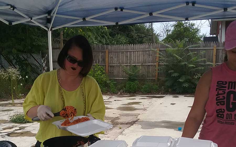Flint City Pop Up Tent Feeds Flint's Eastside